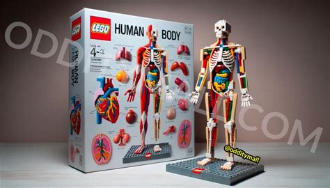 Human body lego. A life-sized human skull (with movable jaw) is one of these objects that would be such a great display-piece (and I think it would look really great next to those miniature buildings and the IDEAS-birds)! And why stop here and not make a whole "Anatomy" series (like LEGO's "Architecture) which will help children understand the … 