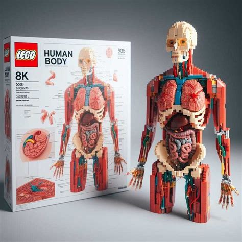 Human body lego set. This buildable pet set is a great gift for all kids, BrickHeadz collectors and anyone who loves cats. Collectible construction set featuring fun LEGO® BrickHeadz™ models of a shorthair cat and kitten sitting together in a basket. Standing over 3” (8cm) tall, this 250-piece model features a bow tie, movable tail and a decorated basket. 