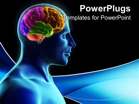 Human brain animated powerpoint template Prezi