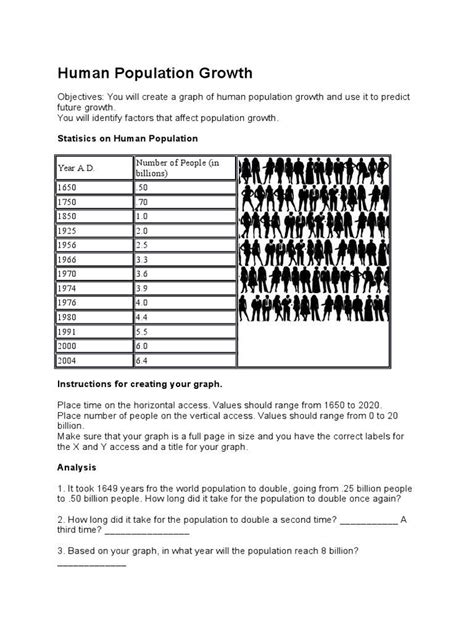Human population growth worksheet. Things To Know About Human population growth worksheet. 