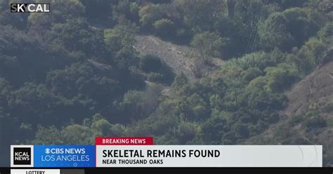 Human remains found in Thousand Oaks park identified