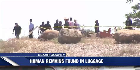 Human remains found in luggage at Texas ranch