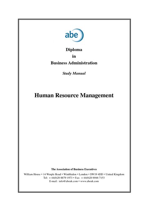 Human resource management abe study manual. - Hp pavilion p6000 technische daten handbuch.