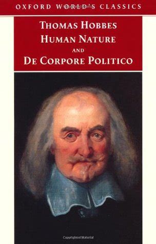 Full Download Human Nature And De Corpore Politico By Thomas Hobbes