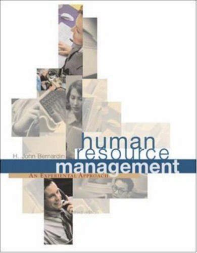 Read Online Human Resource Management With Access Card An Experiential Approach By H John Bernardin