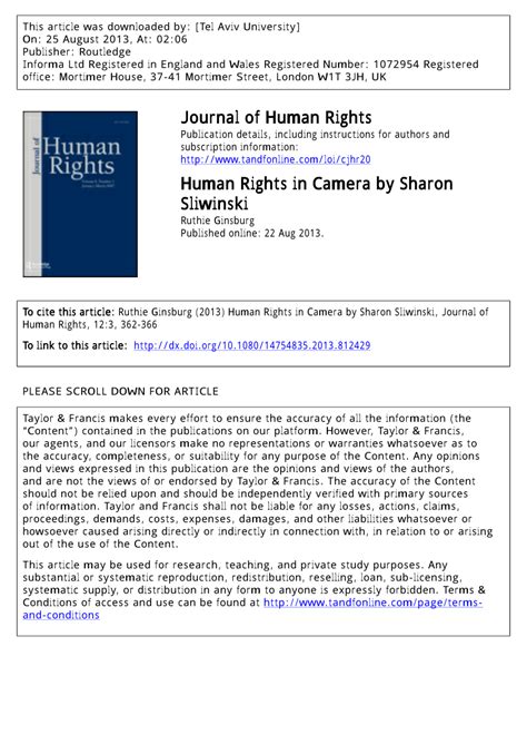 Full Download Human Rights In Camera By Sharon Sliwinski