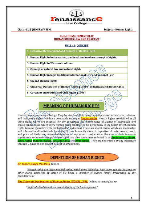 Human-rights-law notes pdf(HR) HUMAN RIGHTS NOTES - Studocu