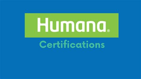 Humana Certification 2023