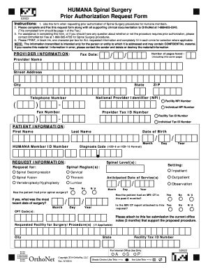 Humana Orthonet Form - Fill Out and Sign Printable PDF …