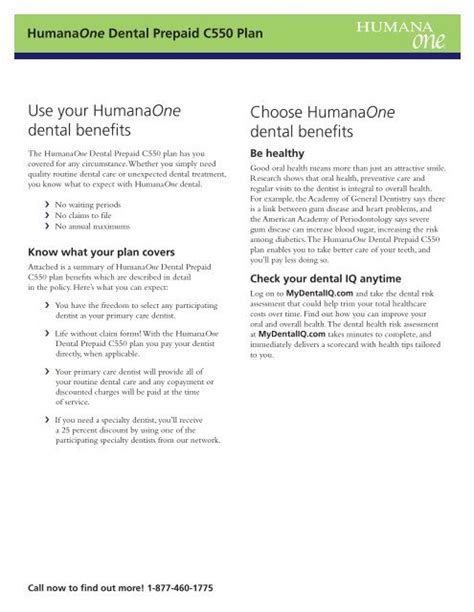 Humana Extend 5000 plan highlights: Preventive dental exams and clean