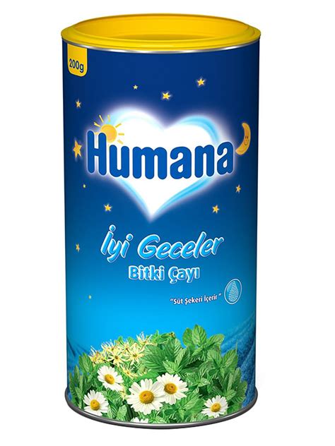 Humana iyi geceler çayı ise bitkisel içeriği ile uykuya dalmayı kolaylaştırıyor.