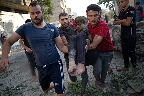 Humanitarian aid is stuck at Gaza-Egypt border as Israeli siege strains hospitals
