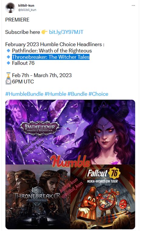 Humble February 2024 Choice Headliner Leak - Reddit