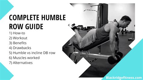 Humble Row Guide: How-To, Muscles Worked, Benefits, .