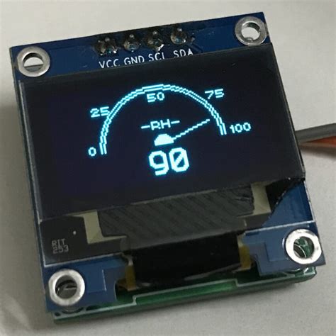 Humidity Meter Using OLED Display Arduino Compatible Electronics
