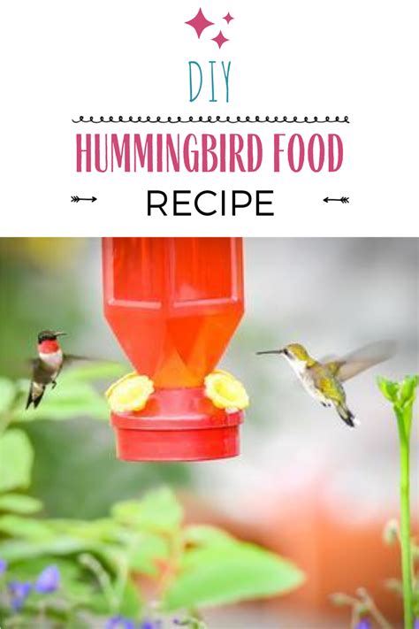 Humming bird feed mix. 4 cups spring water. Instructions: In a large pot or saucepan, heat the spring water until it comes to a boil. Add the white granulated cane sugar to the boiling water and stir until completely dissolved. Remove the pot from heat and let the mixture cool to room temperature. Pour the nectar into your hummingbird feeder. 