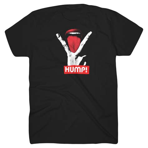 Hump! - Tongue Black T-Shirt – Hello Merch