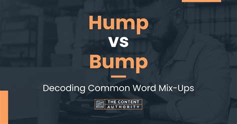 Hump vs. Rump the difference - CompareWords