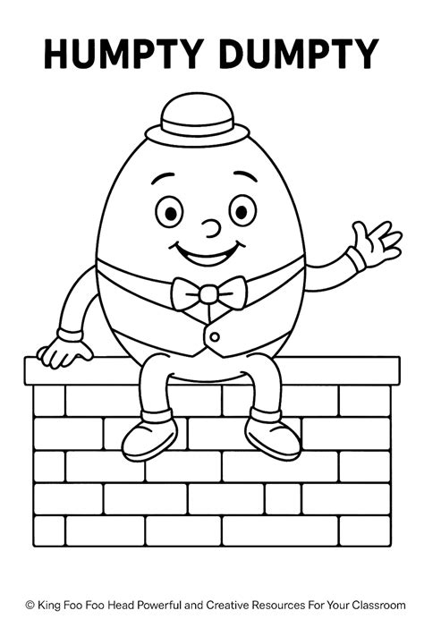 Humpty Dumpty Coloring Shee