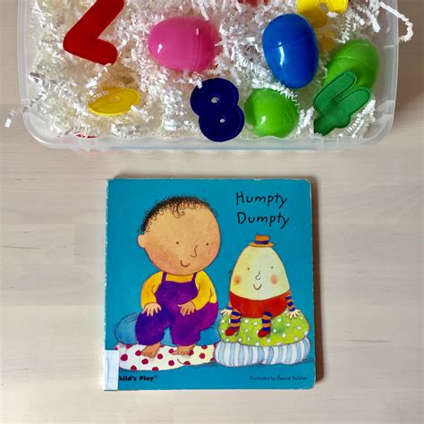 Humpty Dumpty Sensory Bin - My Storytime corner