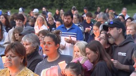 Hundreds attend vigil honoring mother, toddler fatally shot in Franklin, NH