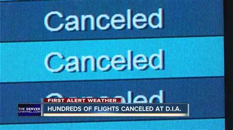 Hundreds more flights delayed, canceled out of DIA Sunday