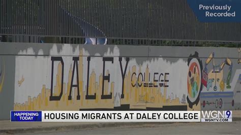 Hundreds of migrants moved to Daley College amid housing crisis
