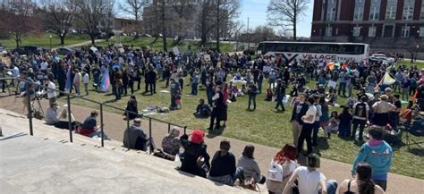 Hundreds protest anti-transgender legislation at Missouri Capitol