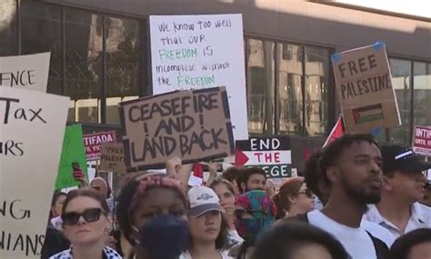 Hundreds protest in San Diego for ceasefire in Israel-Hamas war
