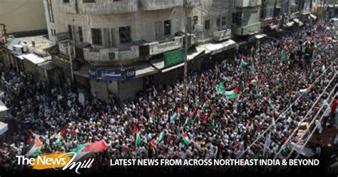 Hundreds protest in West Bank after hospital explosion in Gaza