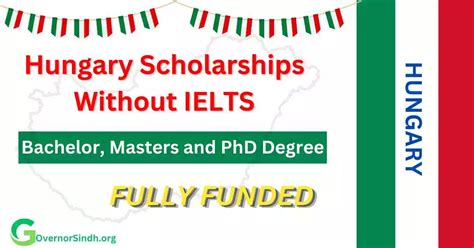 Hungary Scholarships Without IELTS Fully Funded