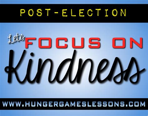Hunger Games Lessons Focus on Kindness