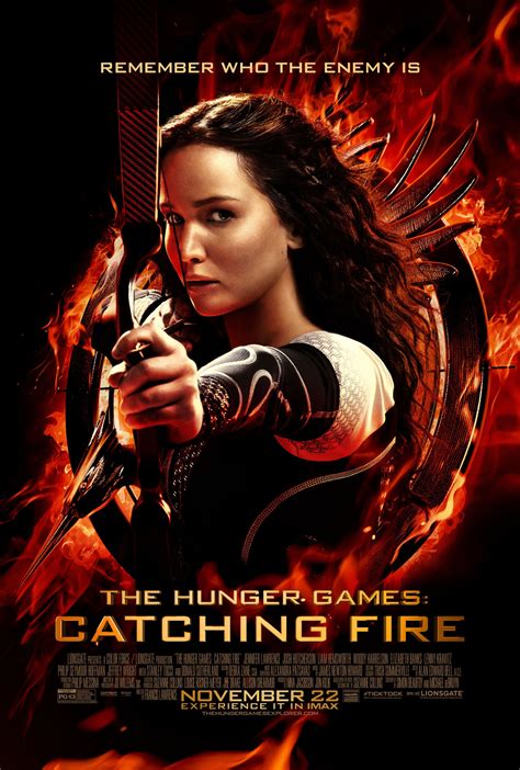 Hunger games catching on fire. The Hunger Games: Catching Fire is the film adaptation of Catching Fire by Suzanne Collins and the sequel to The Hunger Games. It was released on November 22, 2013. The movie begins with a distressed Katniss Everdeen hunting outside District 12. Due to PTSD from her time in the Hunger Games, she nearly shoots her friend Gale Hawthorne, as well as re-living the moment she killed Marvel during ... 