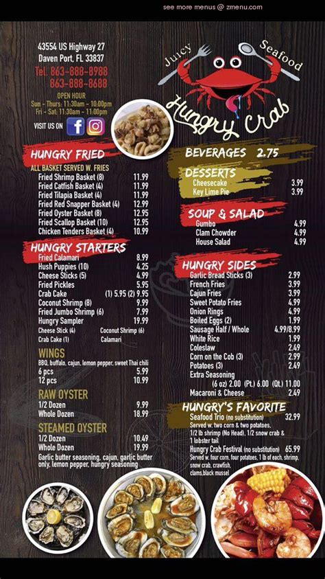 Hungry Crab Menu And Prices