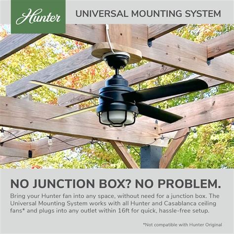 Hunter ceiling fan mounting bracket.  Shop Hunter Plug-In 7.  Find top...