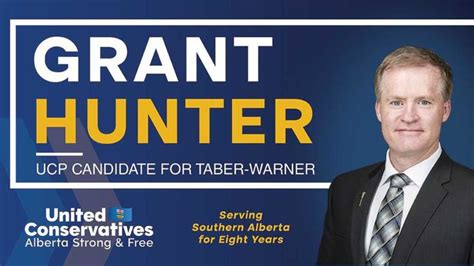 Hunter hits the hustings as Taber-Warner incumbent