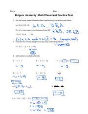 Hunter math placement test registration Math Materials