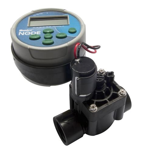 The NODE mounts to a valve's solenoid quickly and easily, and... For isolated sites and power-restricted areas, the Hunter NODE is the smart, reliable solution..