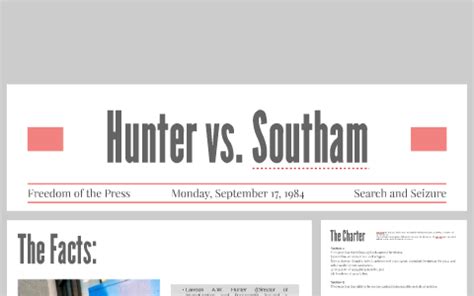 Hunter v. Southam - wohanley