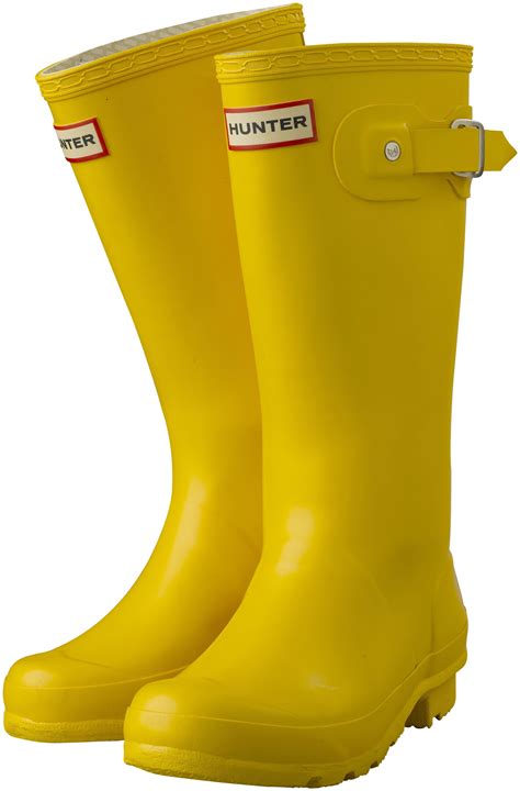 Hunter yellow wellies/wellington boots size UK 5 eBay