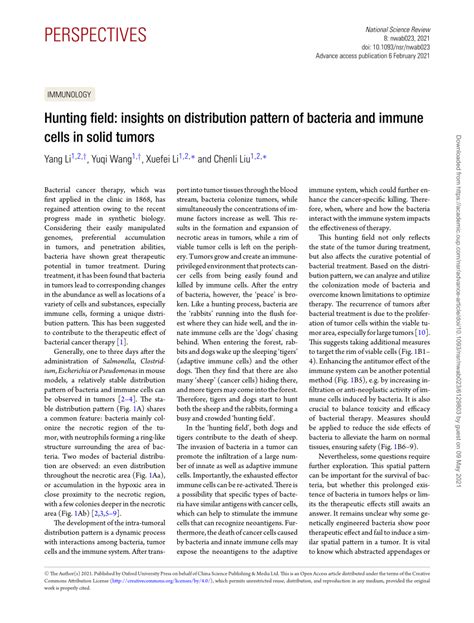 Hunting field: insights on distribution pattern of bacteria and …