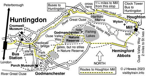 Huntingdon (Station) to London - 2 ways to travel via train, and car