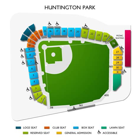 Huntington Park Virtual Seating Chart