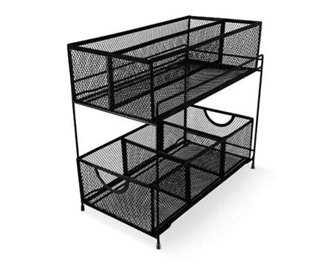 Huntington home 2 tier mesh organizer. Your organised home starts at Howards Storage World. With kitchen, bedroom, bathroom & laundry storage, shoe racks, shelving, bins, clothes racks and more, organisation is … 