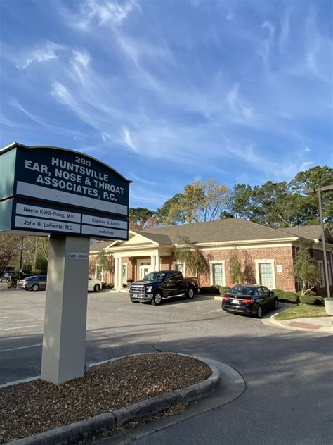 Huntsville ent. Earfinity. Request Appointment. Call (256) 881-5457. Hearing health care near you. We offer an unsurpassed level of care, a full line of digital hearing aids, and expert hearing aid fitting services. 
