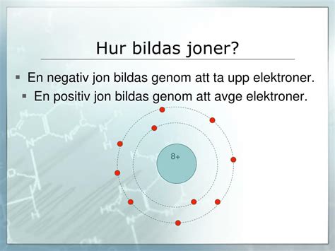 Hur bildas en jon