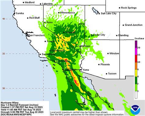 Hurricane Hilary: when will the heaviest rain arrive in Southern California?