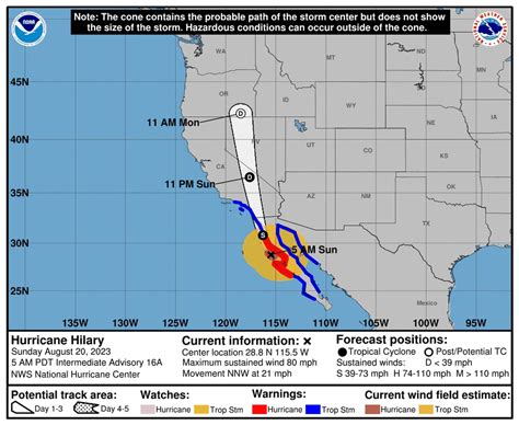 Hurricane Hilary moves “very near” to Mexico’s Baja coast packing deadly rainfall