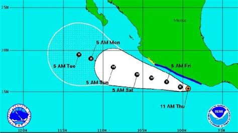 Hurricane Hilary moves very near to Mexico's Baja coast packing deadly rainfall