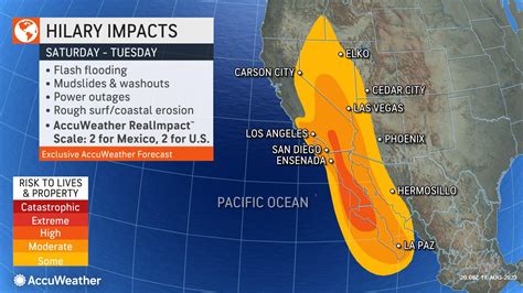 Hurricane Hilary poised to be 'high-impact event' in southern California